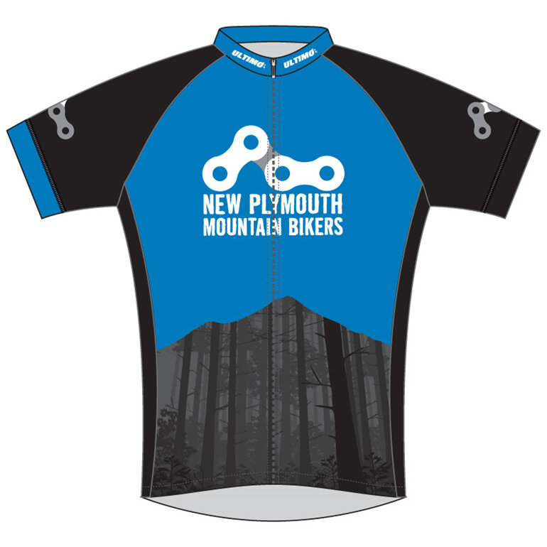 New Plymouth MTB Blue Cycle Jersey