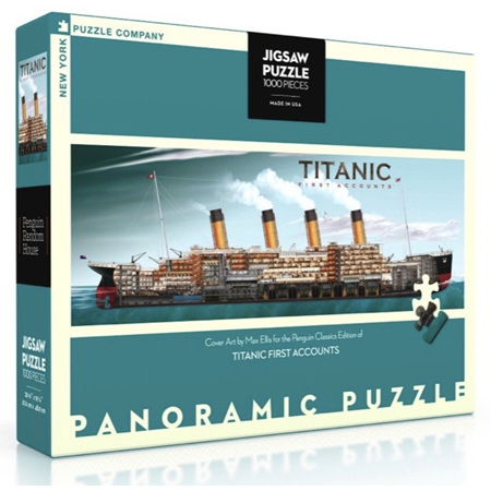New Puzzle Company 1000 Piece Panorama Puzzle: Titanic