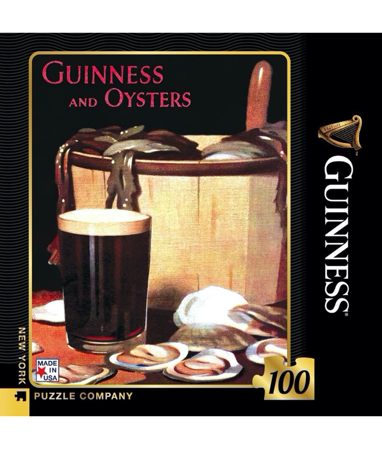 New York Puzzle 100pce  puzzle Guinness and Oysters buy at www.puzzlesnz.co.nz