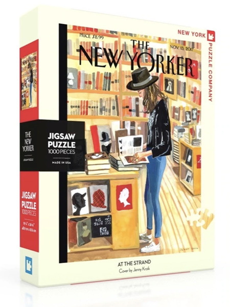 New York Puzzle Company 1000 Piece Jigsaw Puzzle: At The Strand