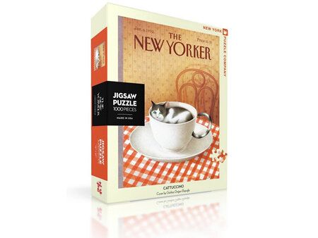 New York Puzzle Company 1000 Piece Jigsaw Puzzle :  Cattuccino
