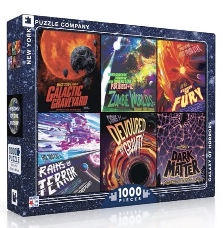 New York Puzzle Company 1000 Piece  Jigsaw Puzzle: Galaxy of Horrors