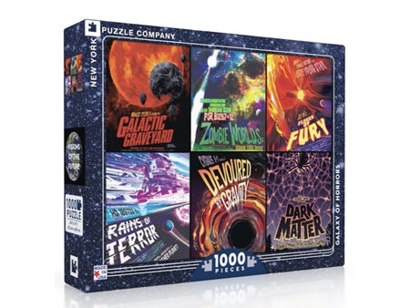 New York Puzzle Company 1000 Piece  Jigsaw Puzzle: Galaxy of Horrors