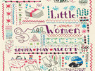 New York Puzzle Company Little Women 500 Piece Puzzle louisa may alcot