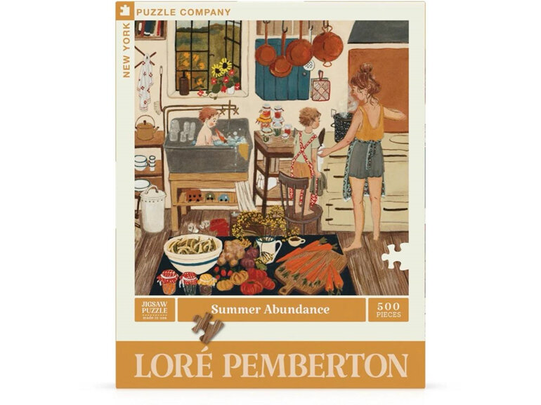 New York Puzzle Company Lore Pemberton Summer Abundance 500 Piece Puzzle
