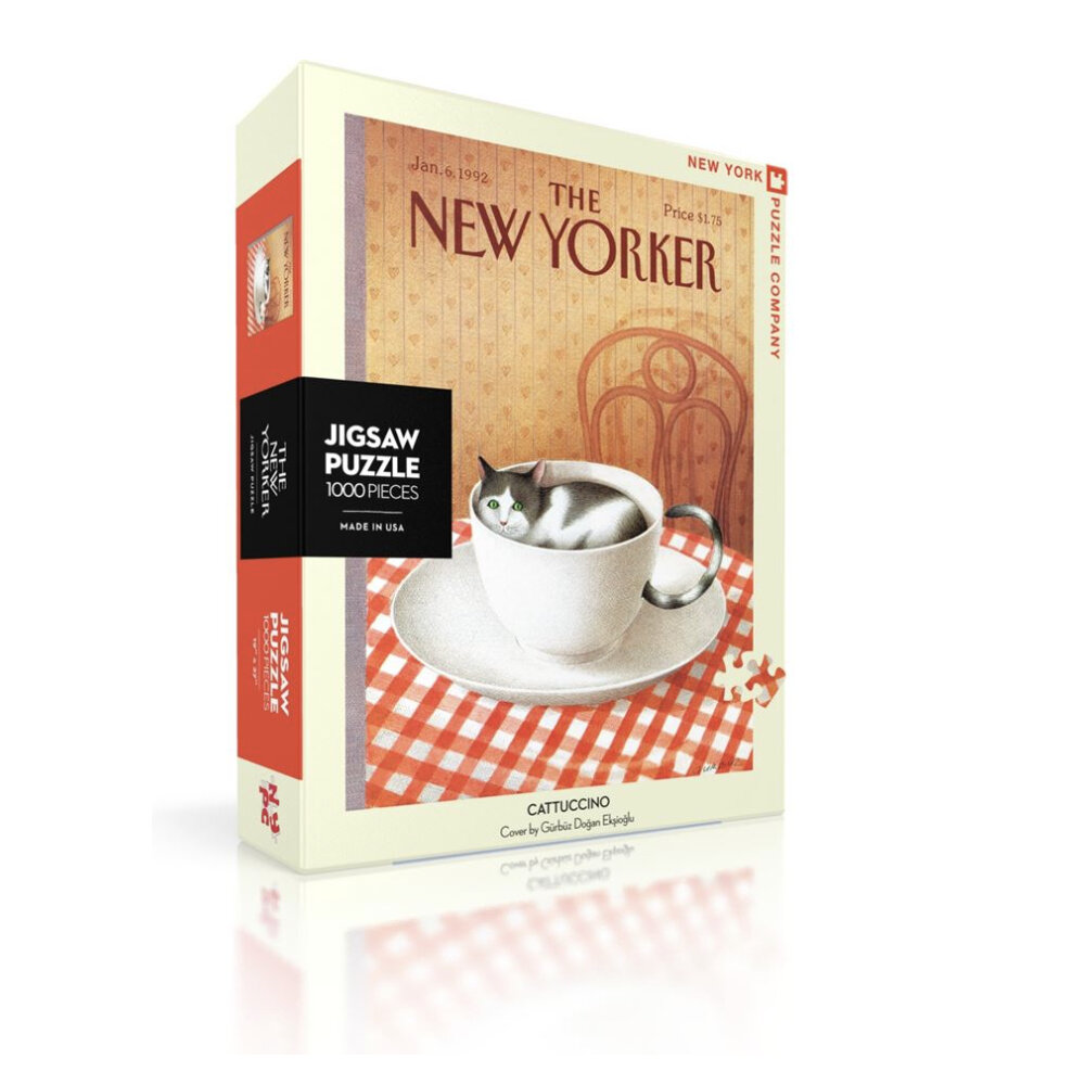 New York Puzzle Company New Yorker Cattuccino 1000 Piece Puzzle