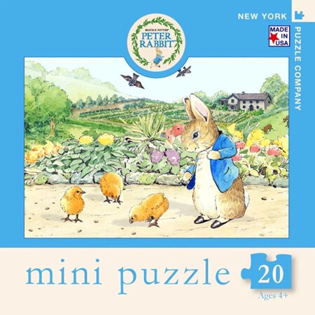 New York Puzzle Company Peter Rabbit Spring Chicks 20 Piece Mini Puzzle