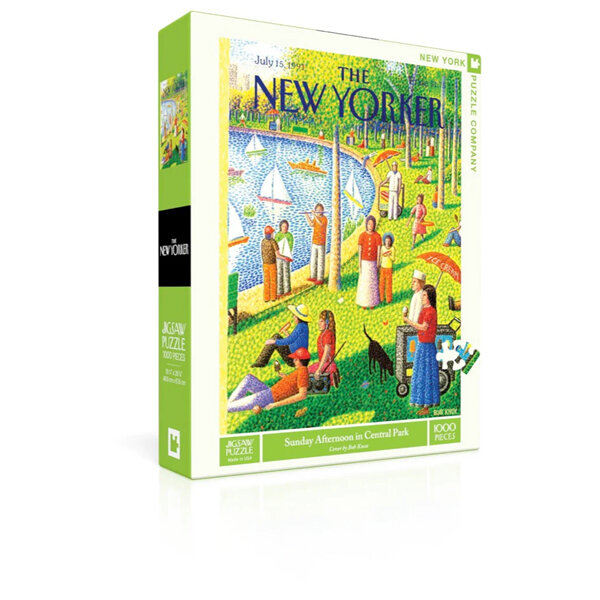 New York Puzzle Company Sunday Afternoon in Central Park 1000 Piece Puzzle
