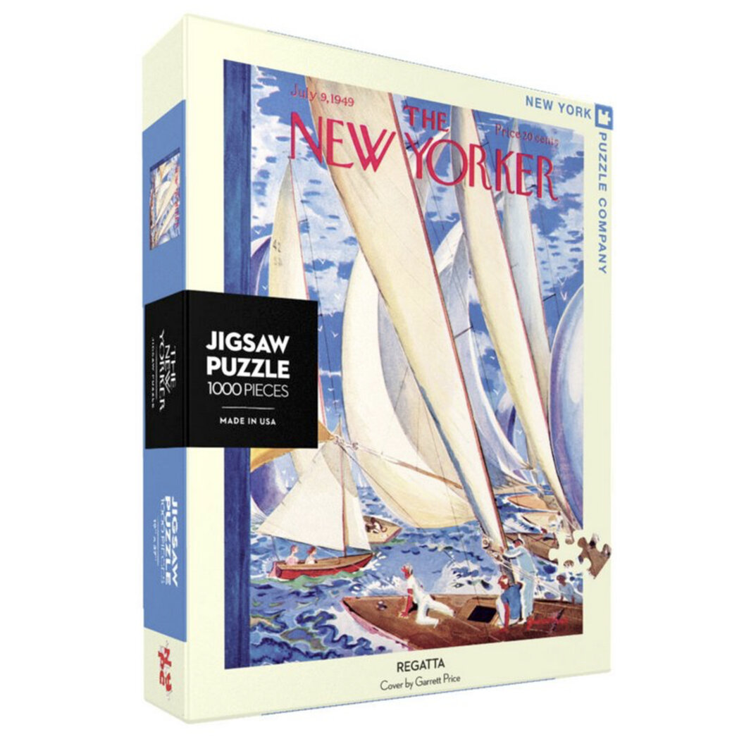 New York Puzzle Company The New Yorker Regatta 1000 Piece Puzzle
