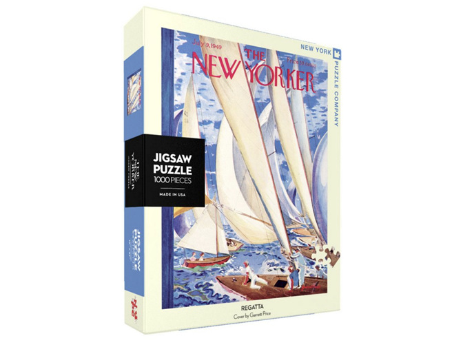 New York Puzzle Company The New Yorker Regatta 1000 Piece Puzzle