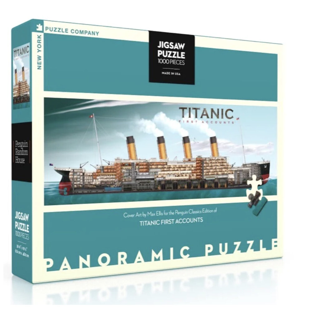 New York Puzzle Company - Titanic First Accounts 1000 Piece Puzzle