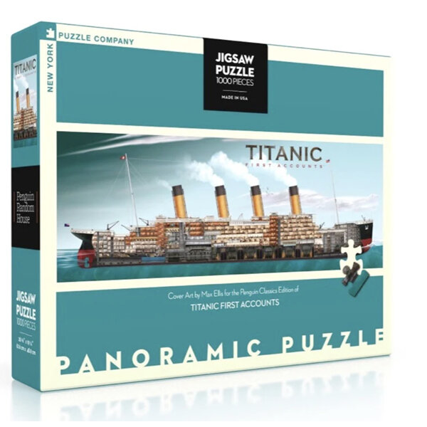 New York Puzzle Company - Titanic First Accounts 1000 Piece Puzzle