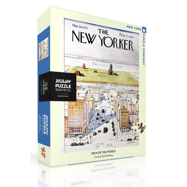 New York Puzzle Company - View of the World 1000 Piece Puzzle