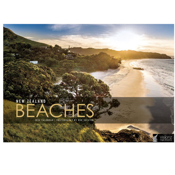New Zealand Beaches 2024 Wall Calendar