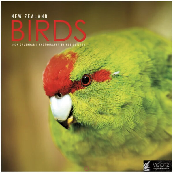 New Zealand Birds 2024 Mini Wall Calendar