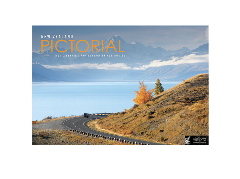 New Zealand Pictorial 2024 Mini Wall Calendar Photography by Rob Suisted