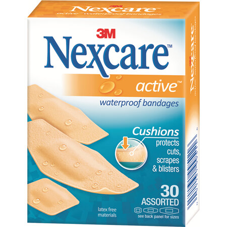 Nexcare Active Bndges W/Proof Asstd 30