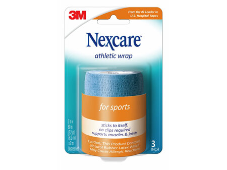 Nexcare Athletic Wrap 76.2 Mm X 2 M Blue