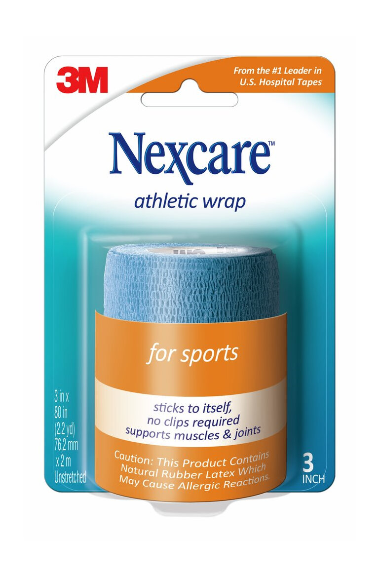 Nexcare Athletic Wrap 76.2 Mm X 2 M Blue