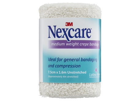 NEXCARE BAND CREPE 75MMX1.6M