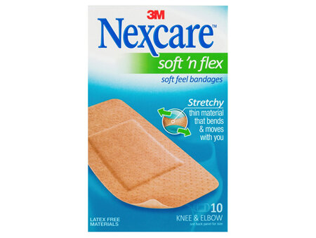 Nexcare Band Soft n Flex Large 10
