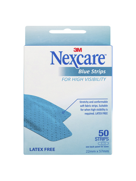 Nexcare Blue Strips 50