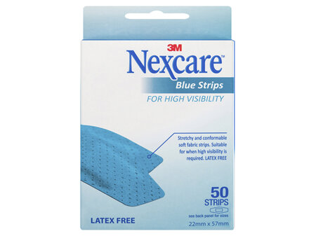 Nexcare Blue Strips 50