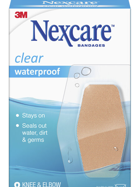 Nexcare Clear W/Proof Bandage Knee&Elbow 8