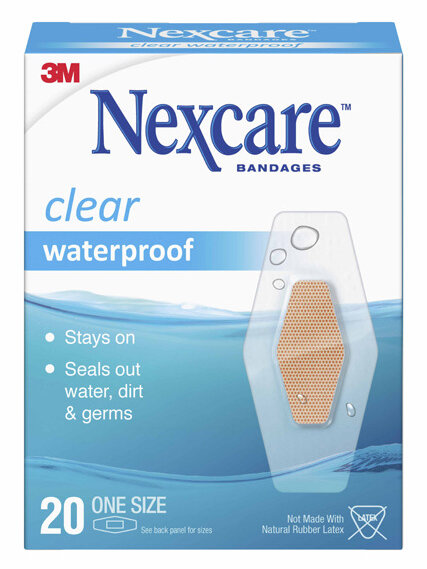 Nexcare Clear W/Proof Bandages One Size 20