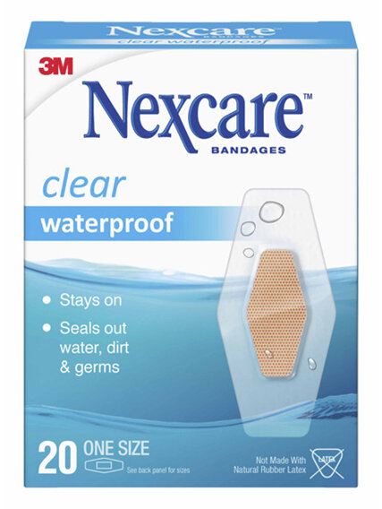 Nexcare Clear W/Proof Bandages One Size 20