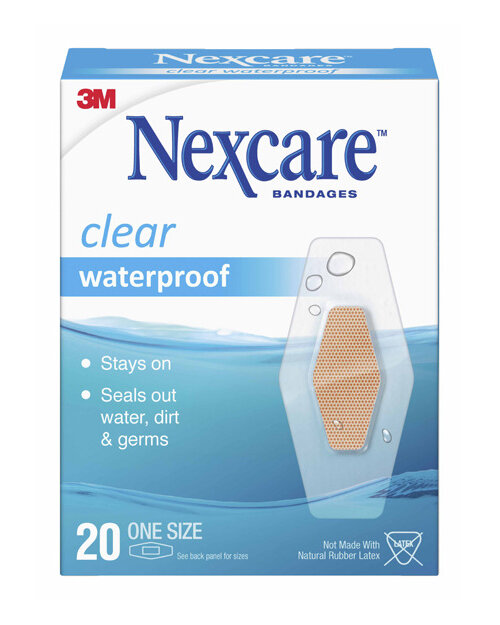 Nexcare Clear W/Proof Bandages One Size 20