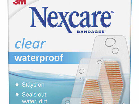 Nexcare Clear W/Proof Bndge Asstd 20