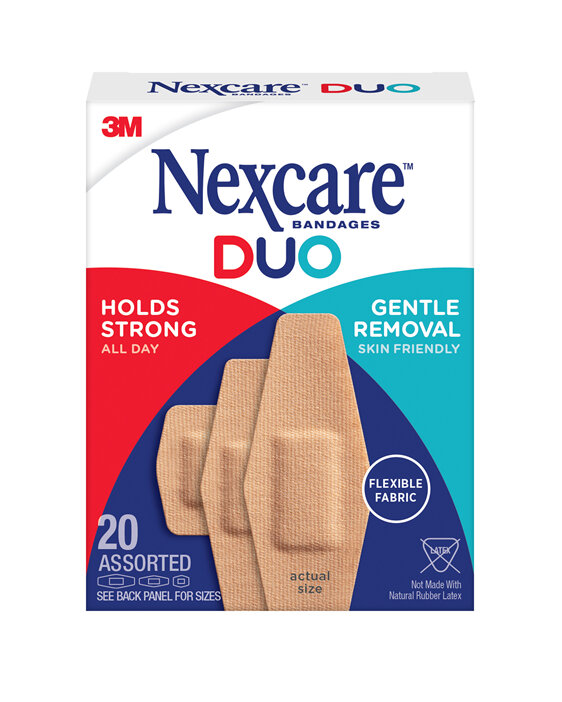 Nexcare™ Duo Bandages Assorted 20's