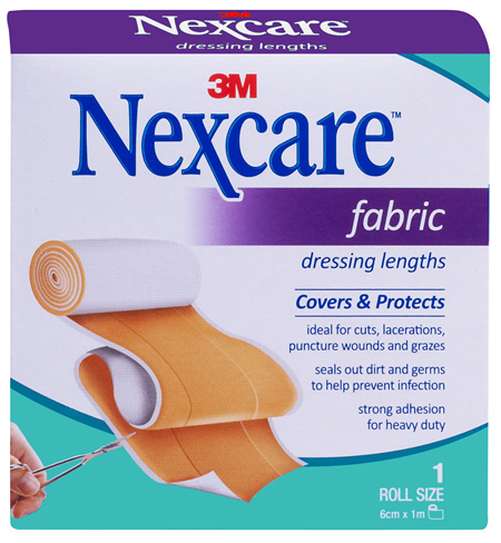 Nexcare Fabric Dres Length  6Cm X 1M