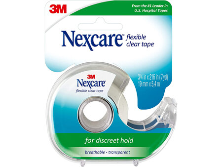 Nexcare Flexible Clear Tape 25.4mm x 9.14m