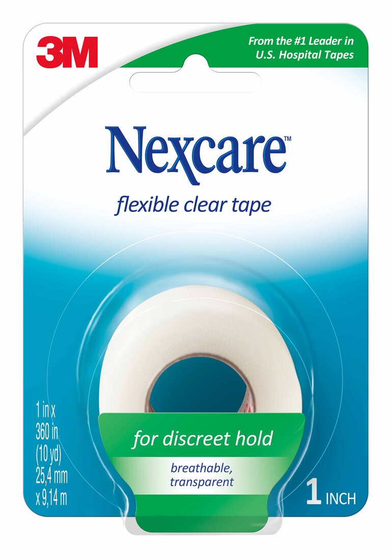 NEXCARE FLEXIBLE CLEAR TAPE 25MM x 9.1M
