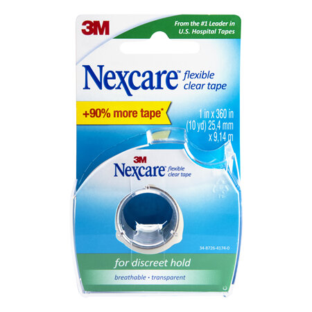 NEXCARE FLEXIBLE CLEAR TAPE DISPENSER 25MM x 9.1MM