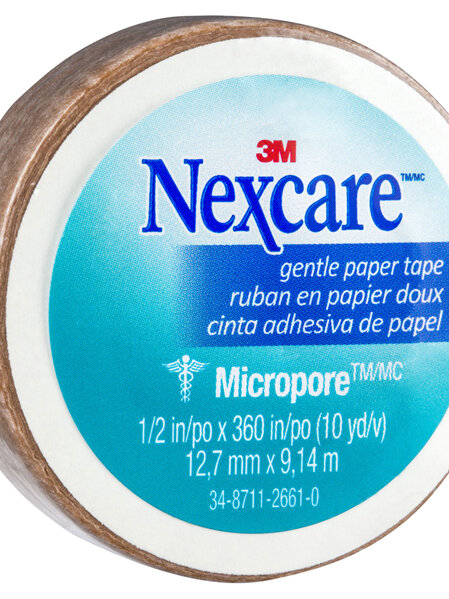 Nexcare Gentle Paper Tape Tan 12.5Mm X 9.1M