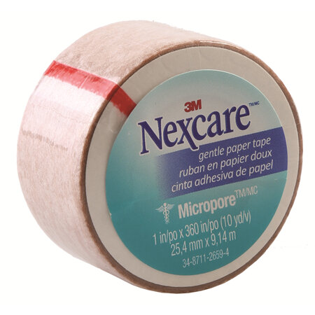 Nexcare Gentle Paper Tape Tan 25Mm X 9.1M