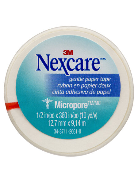 Nexcare Gentle Paper Tape Wht 12.5Mm X 9.1M