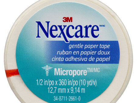 Nexcare Gentle Paper Tape Wht 12.5Mm X 9.1M