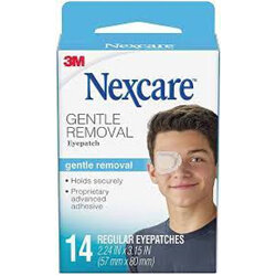 Nexcare Gentle Removal Eye Patch Regular 14pk