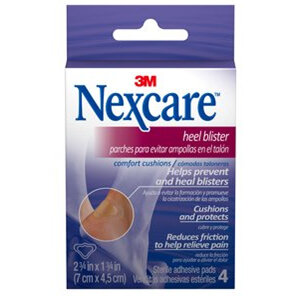 Nexcare Heel Blis Comf Cush 4 Pad 7X4.5Cm