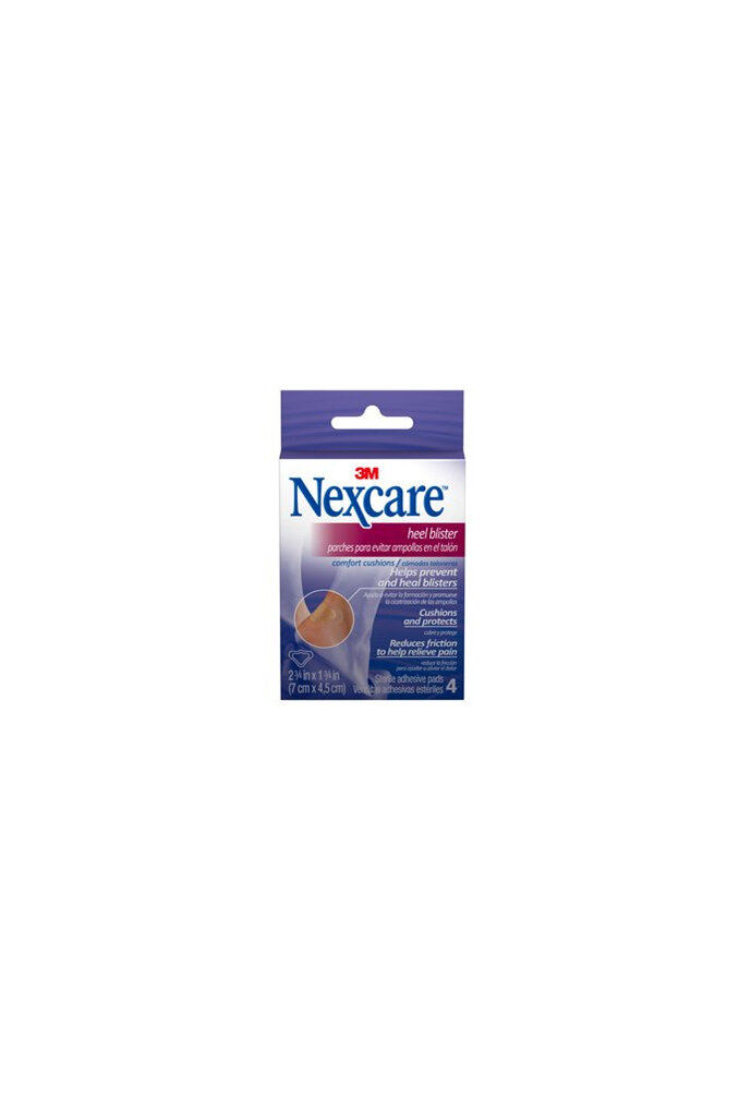 Nexcare Heel Blis Comf Cush 4 Pad 7X4.5Cm