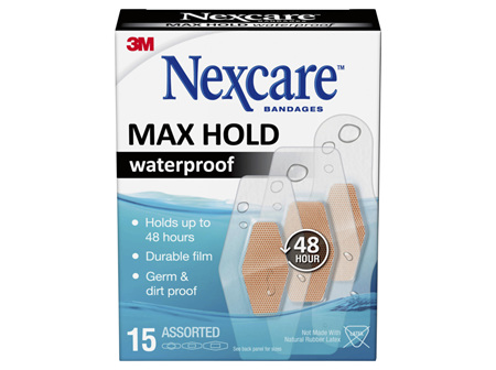 NEXCARE MAX HOLD WATERPROOF 15 ASSORTED