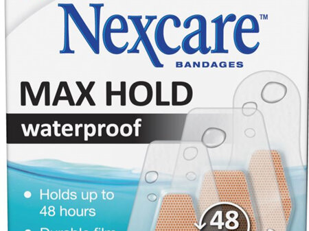 Nexcare Max Hold Waterproof Bandages Assorted 15S