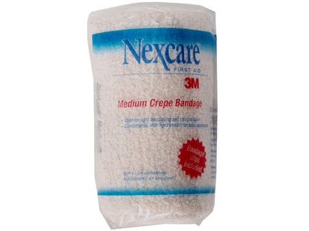 Nexcare Medium Crepe Banadages 10 Cm X 1.6 M