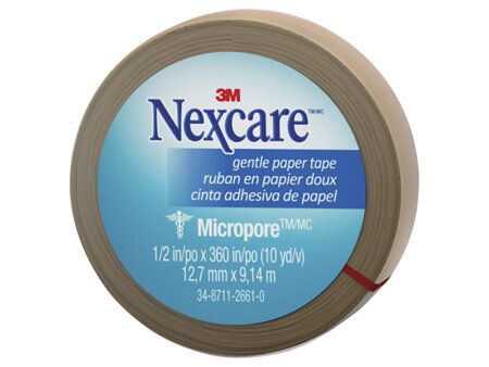 Nexcare Micropore Tape 12.7mm Tan