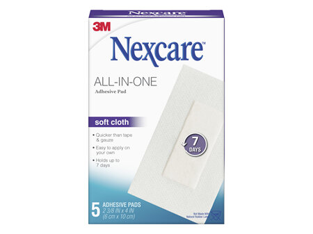 Nexcare Premium Soft Cloth Adhes Pad 5