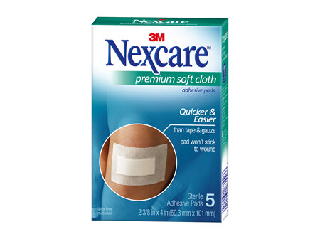 Nexcare Premium Soft Cloth Adhes Pad 5